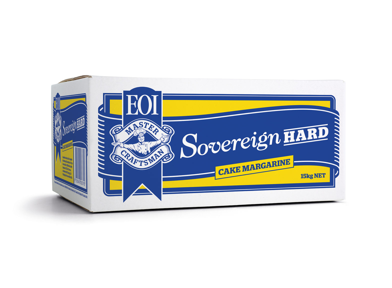 Cake Margarine Sovereign Hard 15kg EOI Bakery