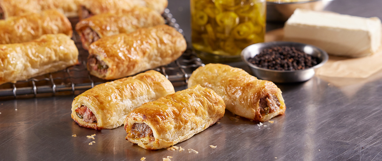 Beef Jalapeno Popper Sausage Rolls Recipe | EOI Bakery